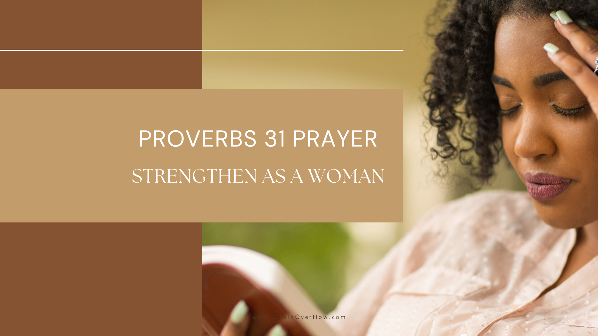 Proverbs 31 Prayer for Strengthen as a Woman